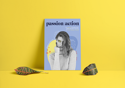 Passion into Action I collage colorful composition design illustration illustrator photoshop procreate quote design quotes