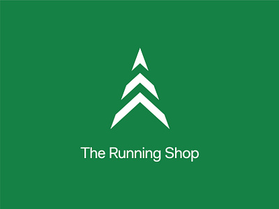 The Running Shop Brandmark Vertical Lockup brand identity branding branding agency branding and identity branding design brandmark fitness brand health and fitness identity system logo logo design logomark retail running symbol visual identity visual system