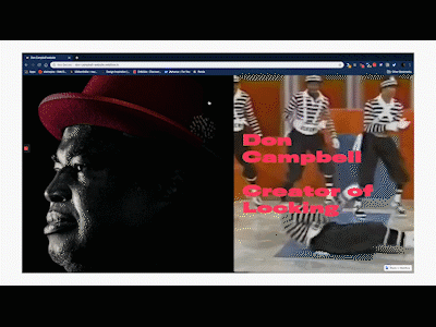 Don Campbell Website Redesign - homepage clean design landing page minimal ui ui design ux web web design website