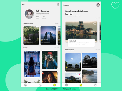 UI desain persiapan perjalanan adobexd app design followers homepage mobile app mobile design mobile ui profile prototypes ui ui design uidesign uiinspirations uiux ux web