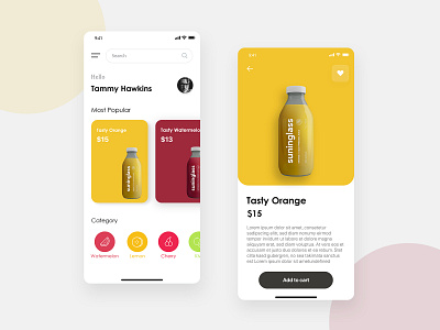 Fresh Fruit Juice App colors design design app designs drink fruite fruite juice grocery health juice juice app juices juicy mobile app modern orange juice resturant shop ui ux uiux