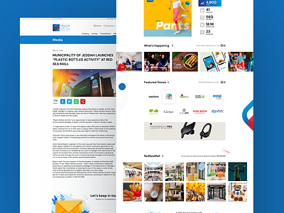 The Red Sea Mall website design avm brands design jeddah ksa mall suadi ui ux web webdesign website