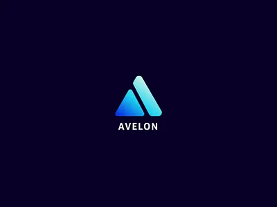 Avelon || A Letter Logo design branding gradient icon logo minimal vector