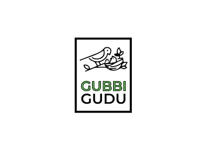 A Logo for GUBBI GUDU (Sparrow Nest) design design art flat identity illustration illustrator logo logo 2d vector vector art