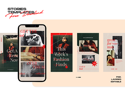 FREE DOWNLOAD, Instagram Stories "Bruts-List" brand brutalist concept concepts design instagram stories instagram template minimalist mobile simple socialmedia