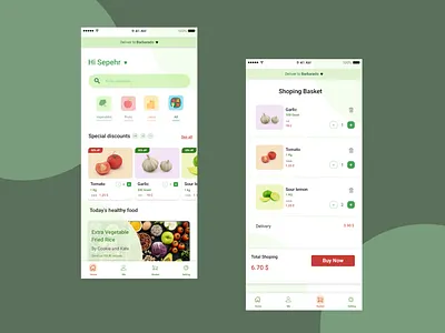 fruits and vegetables online shop app design fruit app fruits fruits and vegetables online ui