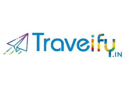 a logo for a Traveify branding design flat illustration logo logo 2d travel vector vector art website
