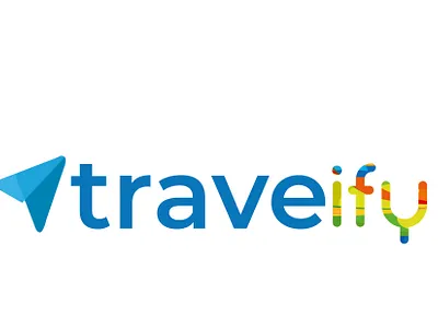 a logo for a Traveify branding design illustration illustrator logo logo 2d travel vector vector art website