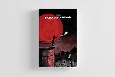 Norwegian Wood Cover Design. colour cover design design graphicdesign graphics illustration type typography