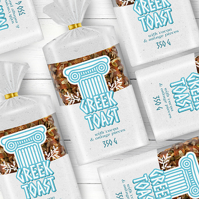 Toast packaging design breadpackaging csomagolasdesign csomagolastervezes greekstyle packagingdesign toastpackaging