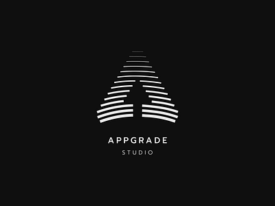 Appgrade Studio application branding design developers lines logo minimal minimalism pattern rhythm vector