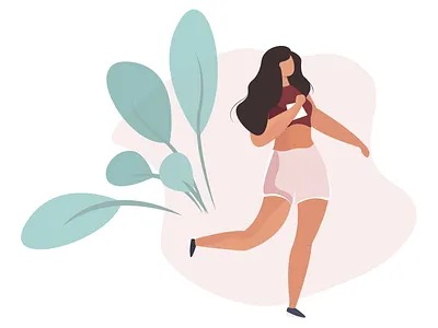 Woman character running marathon character illustration jogging marathon running vector illustration webdesign woman