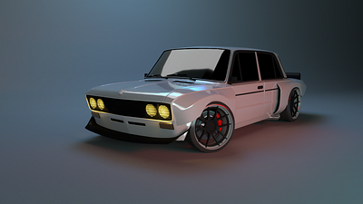 Lada 3d art 3d artist 3d modeling art automobile car car design design maya photoshop render