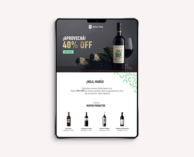 Bacán | Mailing branding design geometric mailing minimal