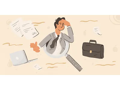 Lattice - Article illustration 11 abstract character editorial illustration illustration job laptop looking outline pattern procreate streetwear texture