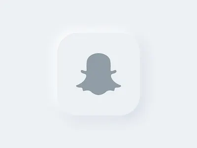 Neumorphism - Snapchat adityakilara branding design dribbble icon illustration logo neumorphism vector