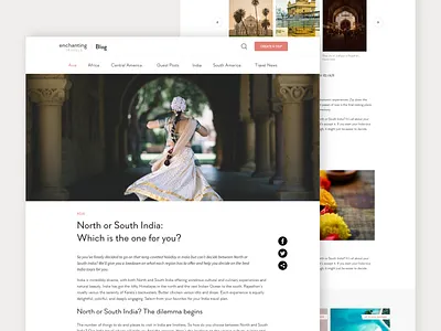 A simple blog blog web