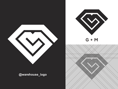 gm logo design abstract branding brandmark design designispiration diamond esport esportlogo font gm graphicdesigner icon identity illustration initial initials