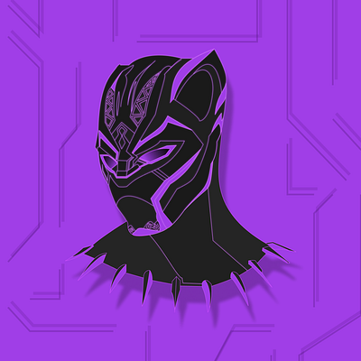 Black Panther avenger black panther character character art comic comics design figma illustration marvel vector vector art wakanda