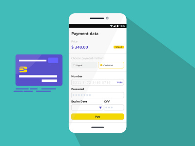 DailyUI Day 002 app dailyui design illustration illustration design payment ui ux