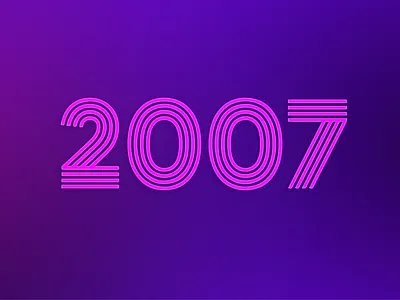 Playlist cover for 2007 2007 3d app appdesign art artwork blue cover design gradient illustration lettering music napster pattern photography photoshop playlist typography ui