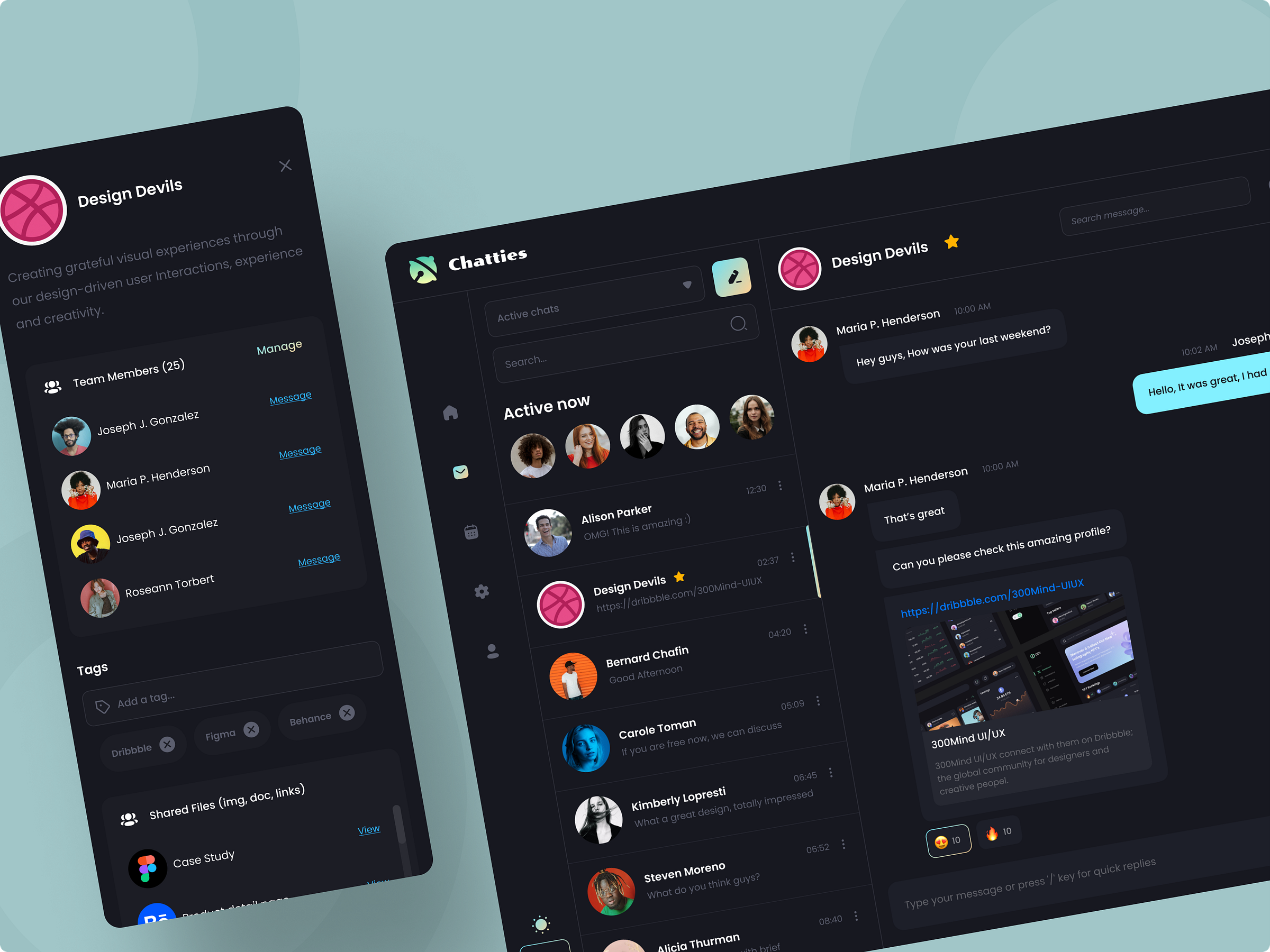 Chat Dashboard Design by 300Mind UI/UX for 300Mind on Dribbble