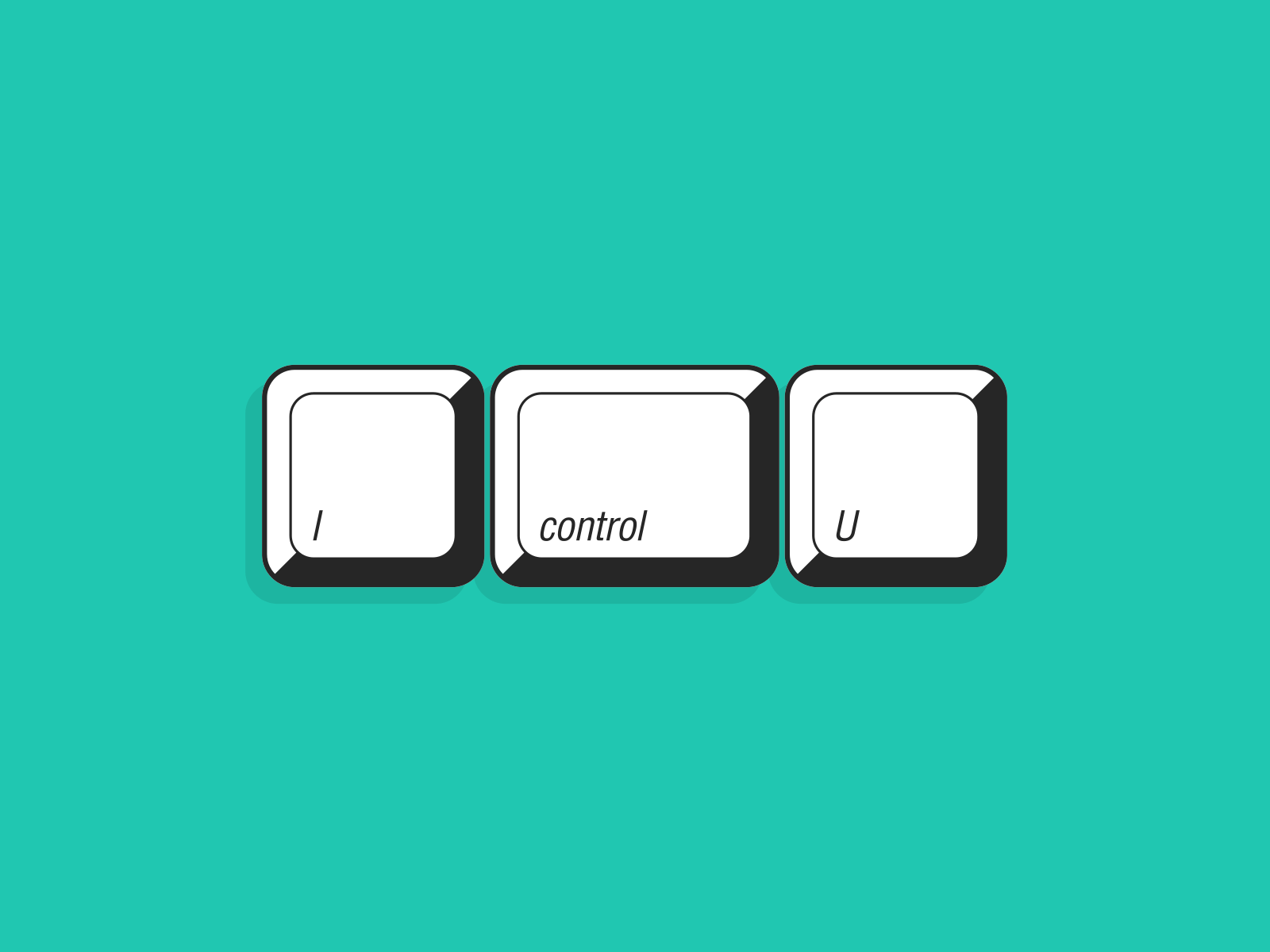 I control U animation illustration