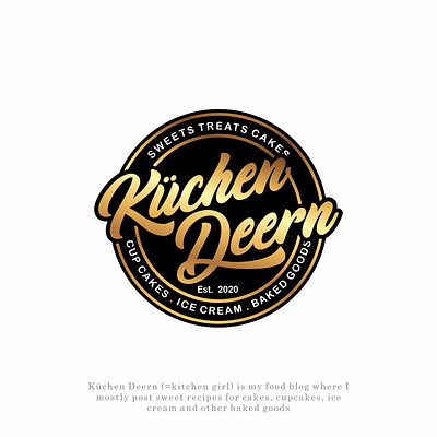 Küchen Deern branding design illustration illustrator logo minimal typography ui vector web