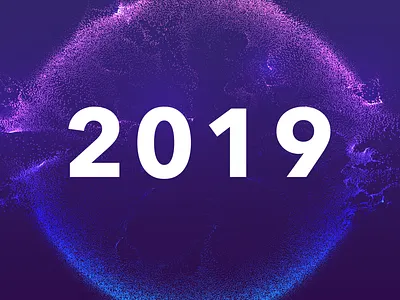 Playlist cover for 2019 2019 app appdesign birthday blue color cover design font illustraion illustrator music napster playlist splash typography ui vector