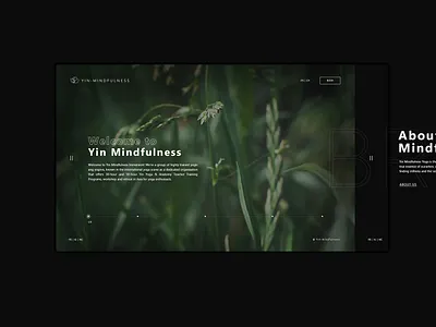 Yin Mindfulness Immersion design horizontal scroll logo malaysia nature redesign relax responsive therapy ui ux web web design webdesign website website design yoga