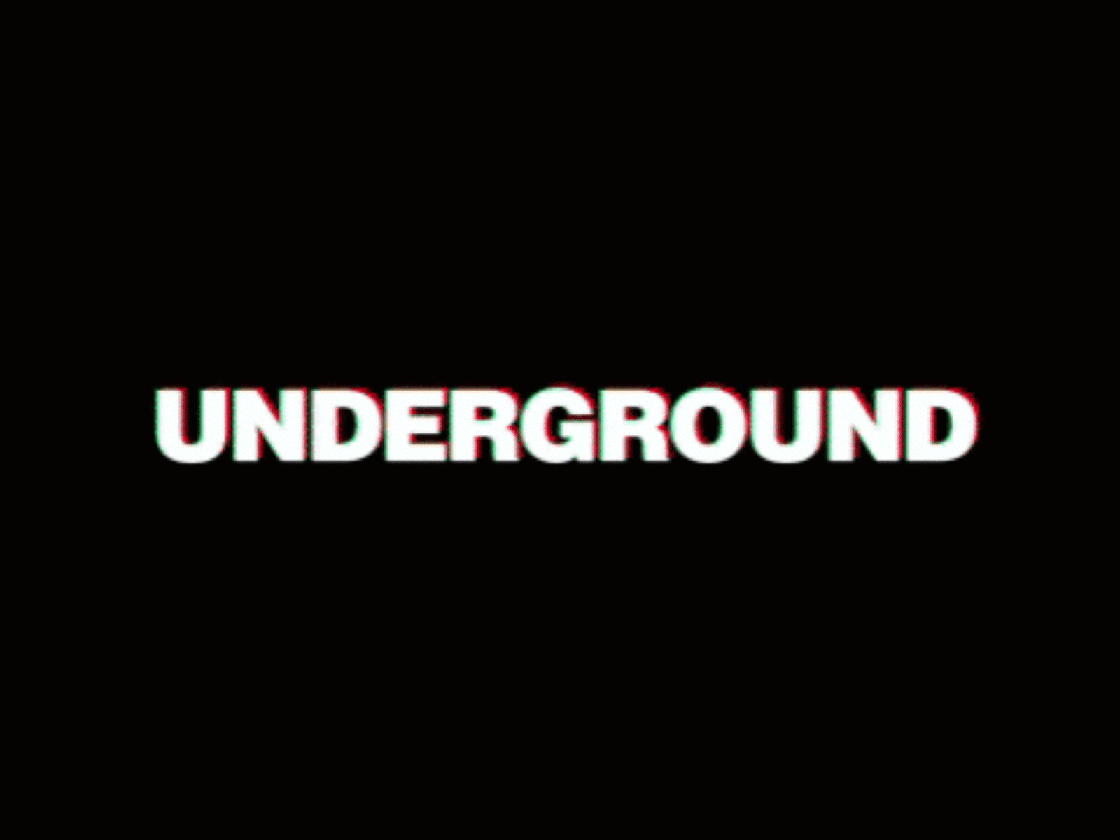 Type animation grunge type typeanimation underground