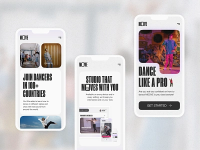 Case Study: Dance Classes Platform animation app design branding dance design education graphic design interface mobile app mobile design motion graphics smartwatch ui user experience user interface ux ux design web design web marketing website