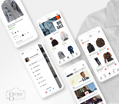 Fashion App Design app application clothes ecommerce fashion fashion app mobile ui ux