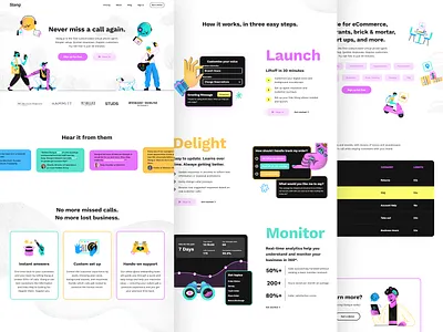 Slang.ai ai b2b bot brand design brand designer branding clean design agency design studio home page icon iconography illustration landing page modern saas tech web design webflow website