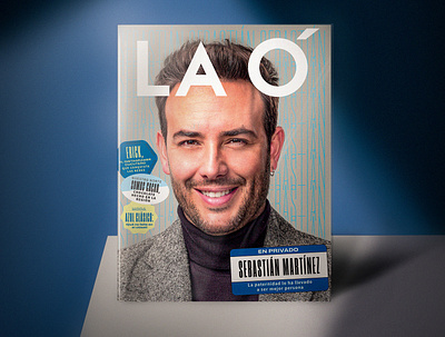 Magazine cover for LA Ó magazine 2020 editorial illustration graphicdesign magazine magazine cover stickers