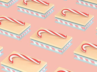 Candy cane 3d 3d art c4d candycane cinema4d