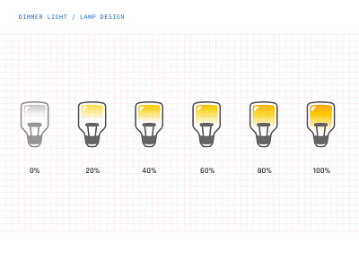 Dimmer light controller design house illustration lamp light lighthouse smart house structure styleguide tablet