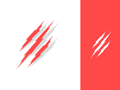 thrash Concept Logo brand design branding cut design flat icon illustrator logo minimal modern slice sliced thrash vector