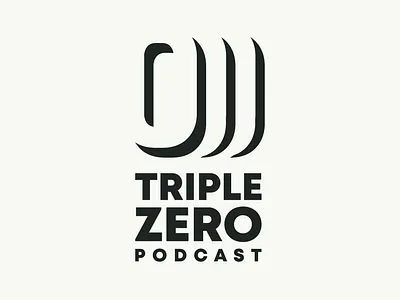 000 Logo 0 000 design logo o offwhite outline perspective podcast podcast logo podcasting shadow vector zero