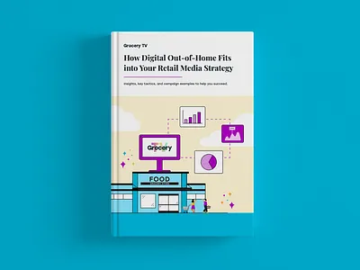 Retail Media Ebook Design ebook graphic design illustration illustrator marketing design mockup