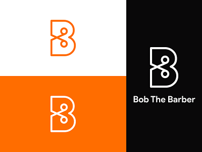 Bob The Barber Logo Branding barber barbershop bob the barber brand identity branding branding design concept dailylogo dailylogochallenge day13 design haircut letter b logo logodesign logotype minimal scissor simple