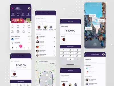 bKash App Redesign : V1 app design bkash branding digital payment dribbble dribbble best shot ofspace pay payment payment app payment form payment method paytm ui website design