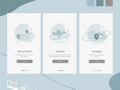 travel app design icon illustration illustrator pastel pastel color ui ux