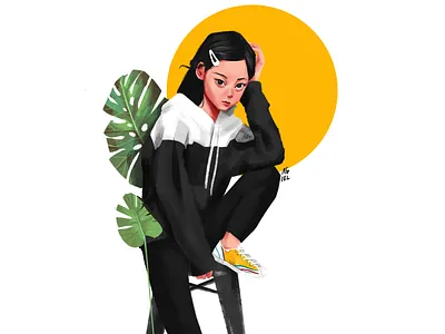Nana Ouyang | Illustration art character design character illustration cute digital painting girl illustration procreate
