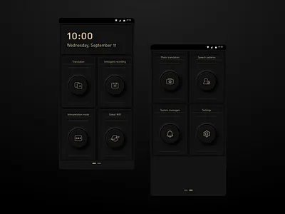 Translation app app design tool translation ui ux