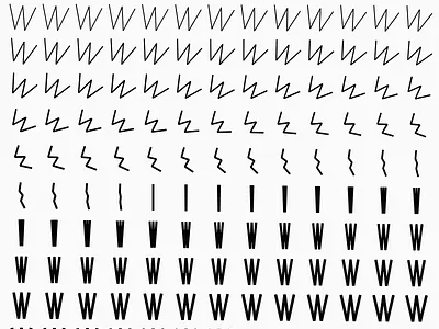 Creative Coding ° W 36daysoftype animation art code coding creative design graphics motion type typography w