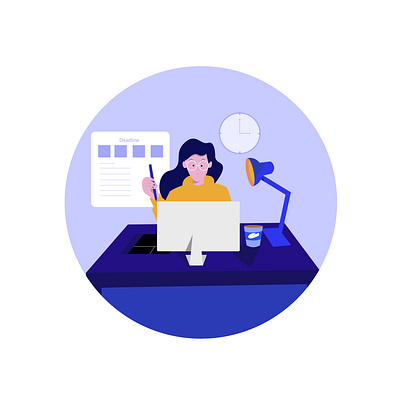 Stay Focus basket character design flat illustration flatdesign illustraion ilustrasi vektor minimalist seni vektor ui vector illustration vectorart