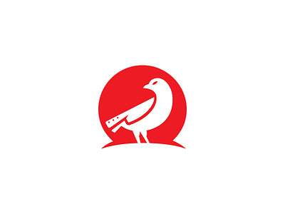 Sharp Bird Logo animal bird birdie cut design eagle food guard hawk kitchen kitchen logo knife logo logo design logos security sharp sparrow tools