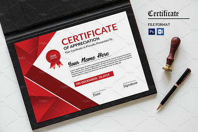 Printable Certificate appreciation award certificate certificate template college certificate company certificate corporate certificate modern certificate photoshop template school certificate