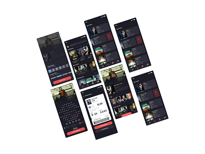 Movie App app application design movie ux xd xd ui kit
